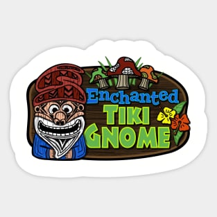 Enchanted Tiki Gnome Sticker